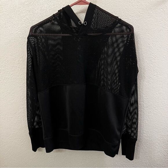 RBK Mesh Black Hoodie - Picture 1 of 4